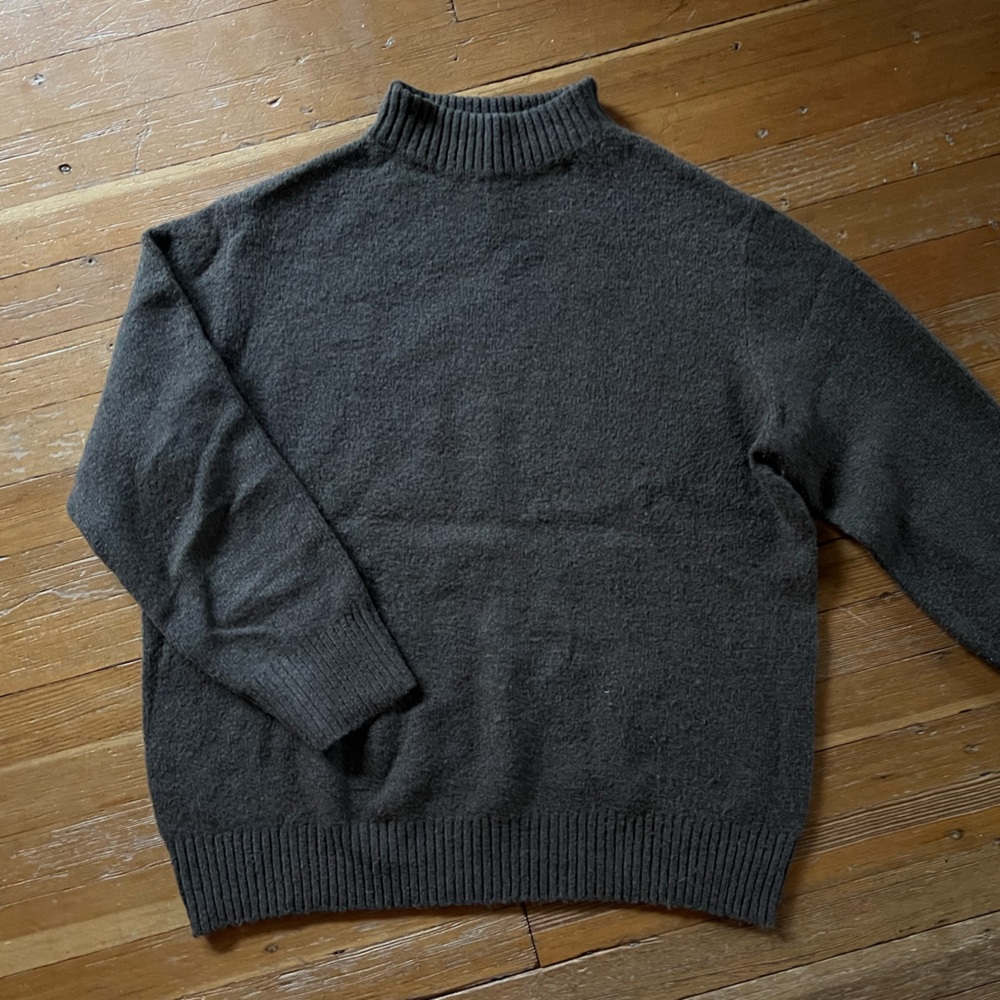 Jenni Kayne Oversized Cotton Pullover, Cedar Brown